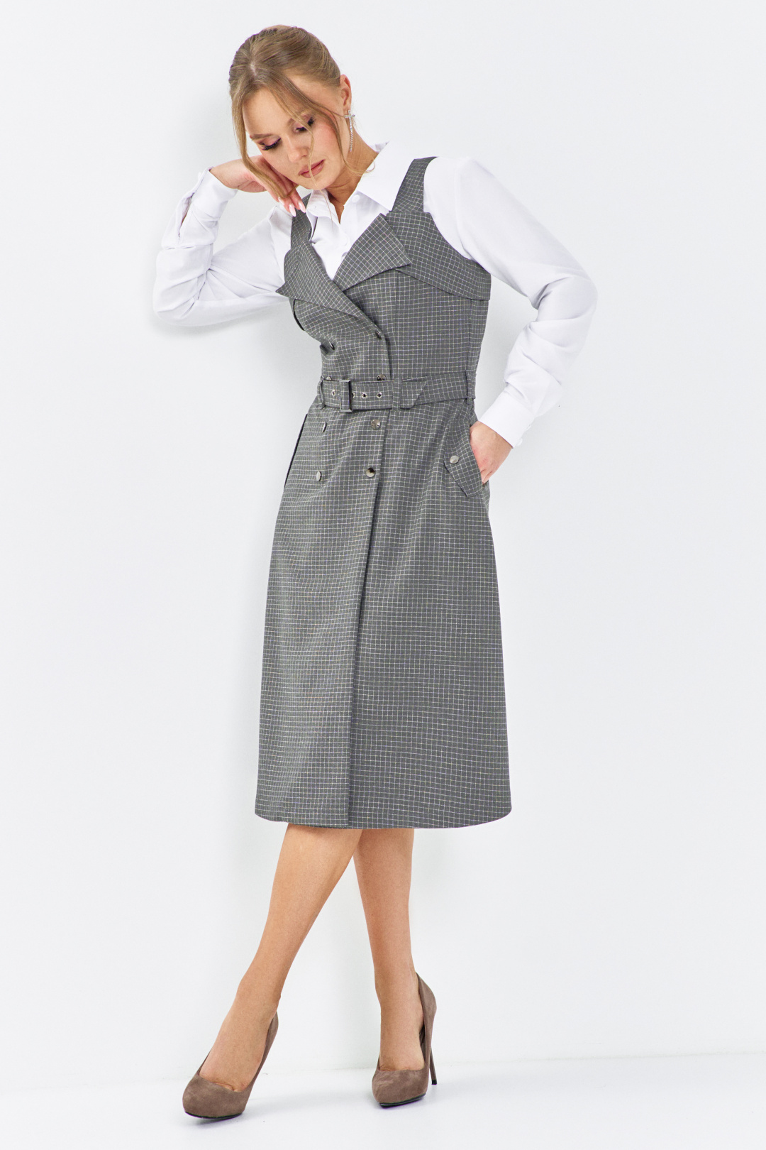 Сарафан ЕвроМода 650 - фото 4