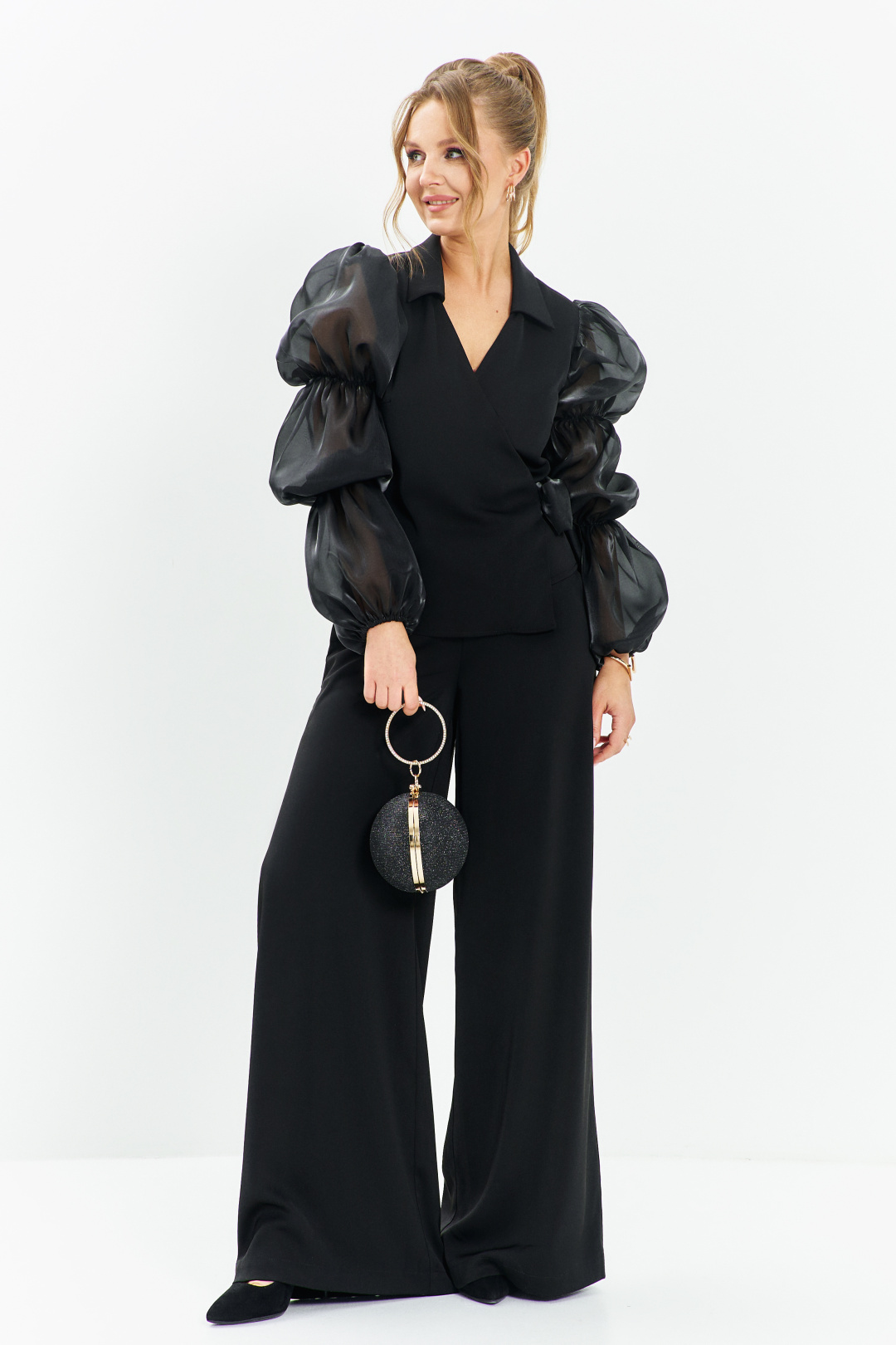 Костюм ЕвроМода 671 черный - фото 1