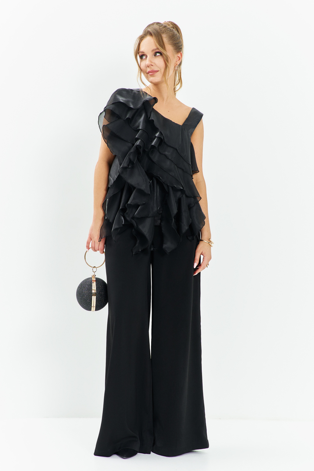 Костюм ЕвроМода 674 черный - фото 1