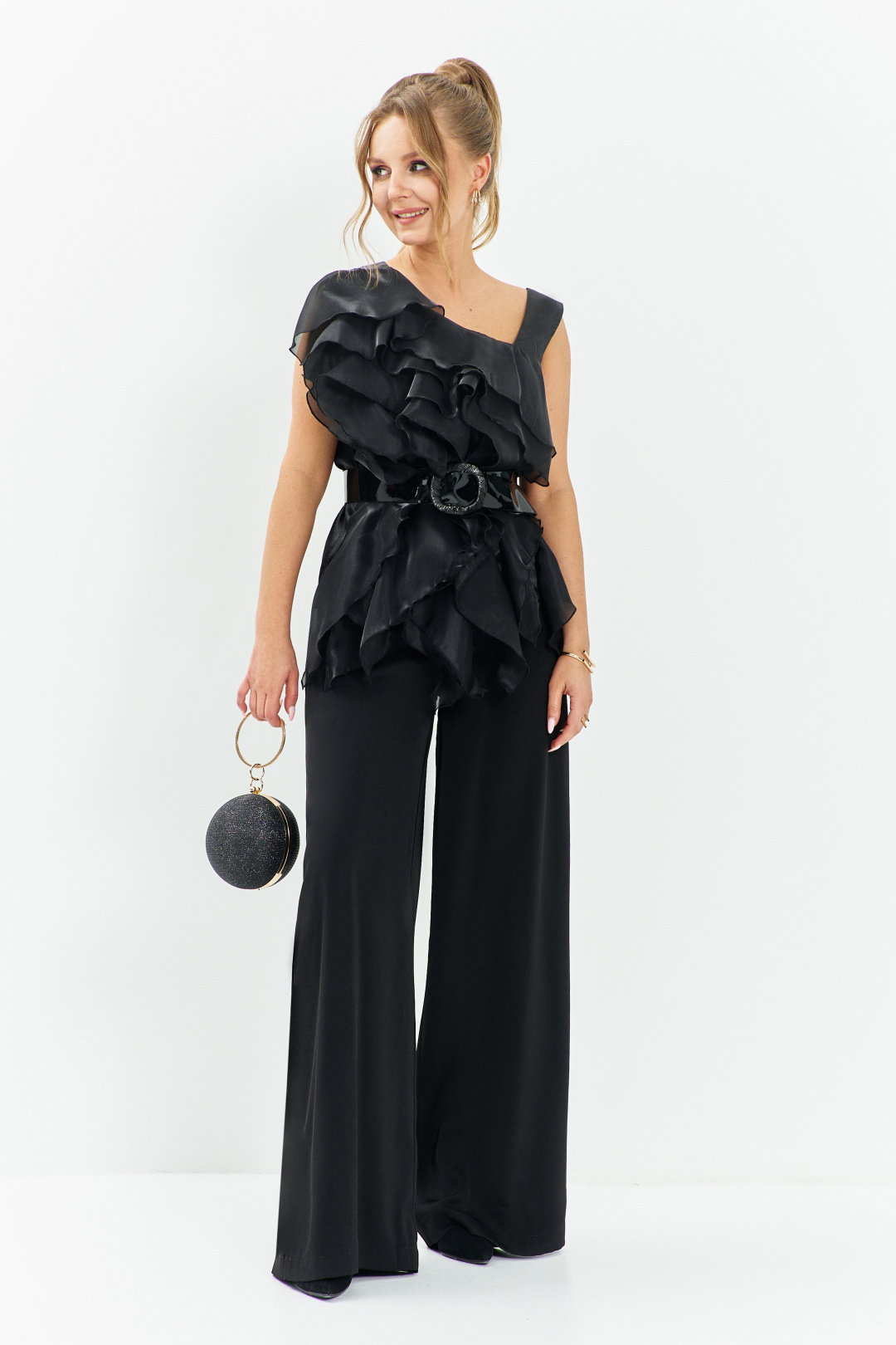 Костюм ЕвроМода 674 черный - фото 2