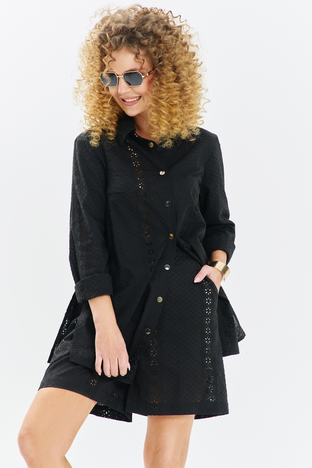 Костюм ЕвроМода 711 черный - фото 3