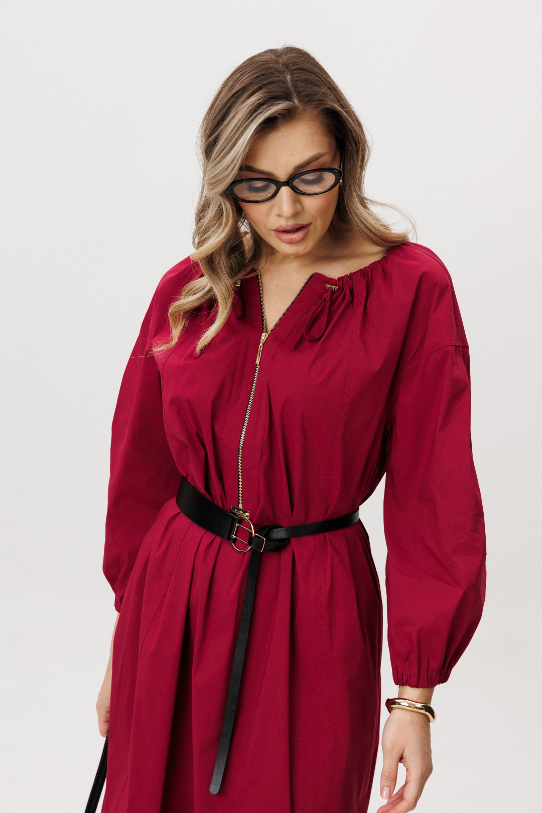 Платье Фантазия Мод 4708 багровый - фото 6