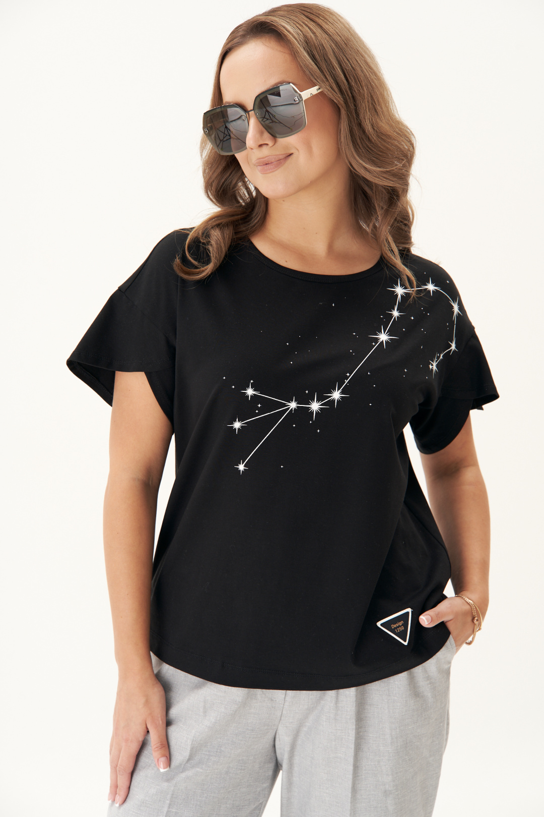 Футболка Фантазия Мод 4810 черный - фото 1