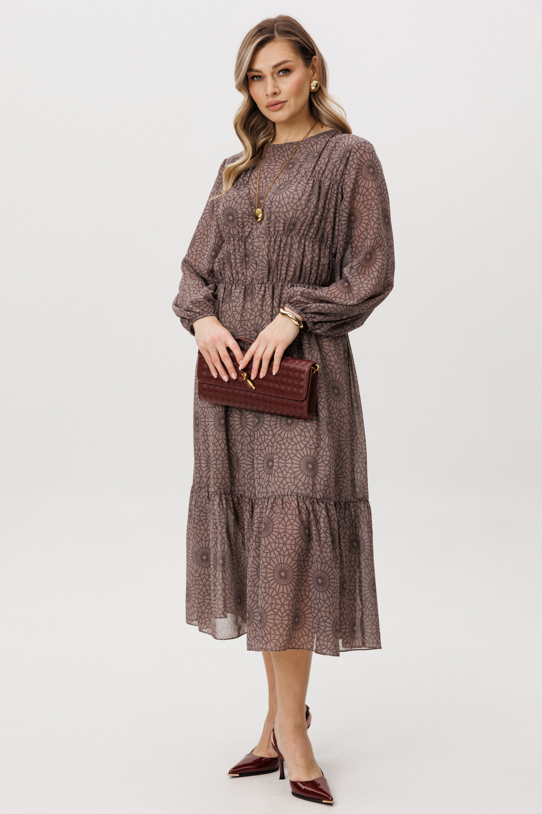 Платье Фантазия Мод 5126 светлый - фото 2