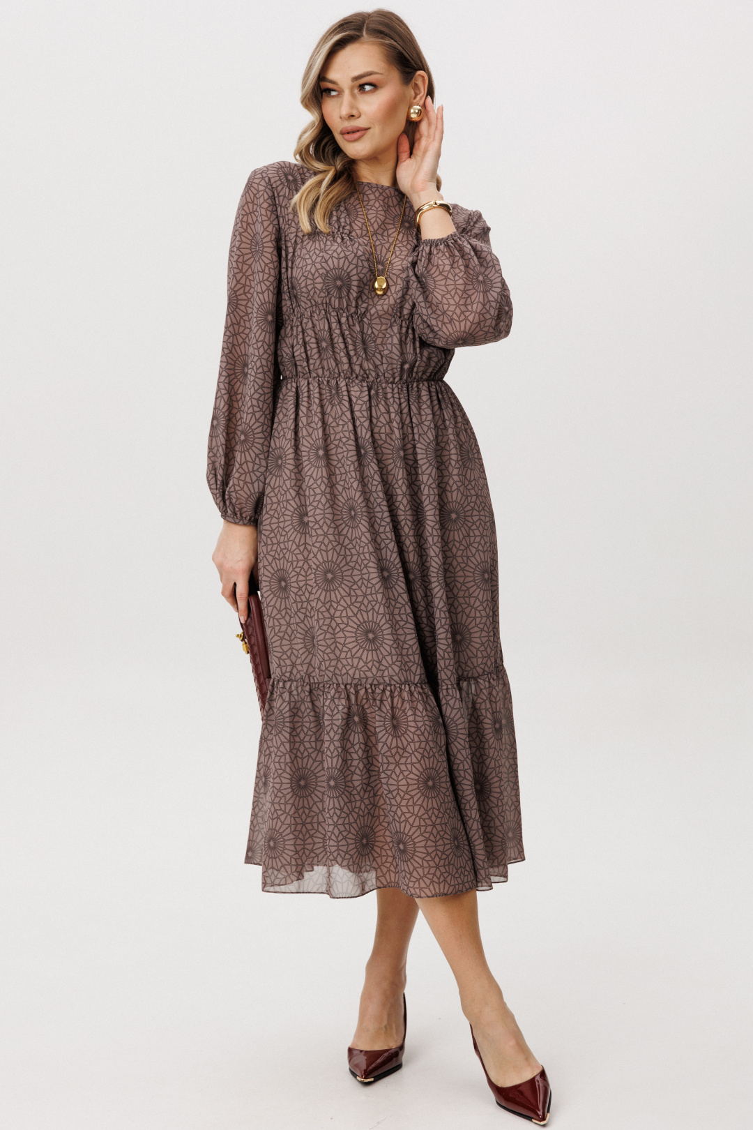 Платье Фантазия Мод 5126 светлый - фото 4