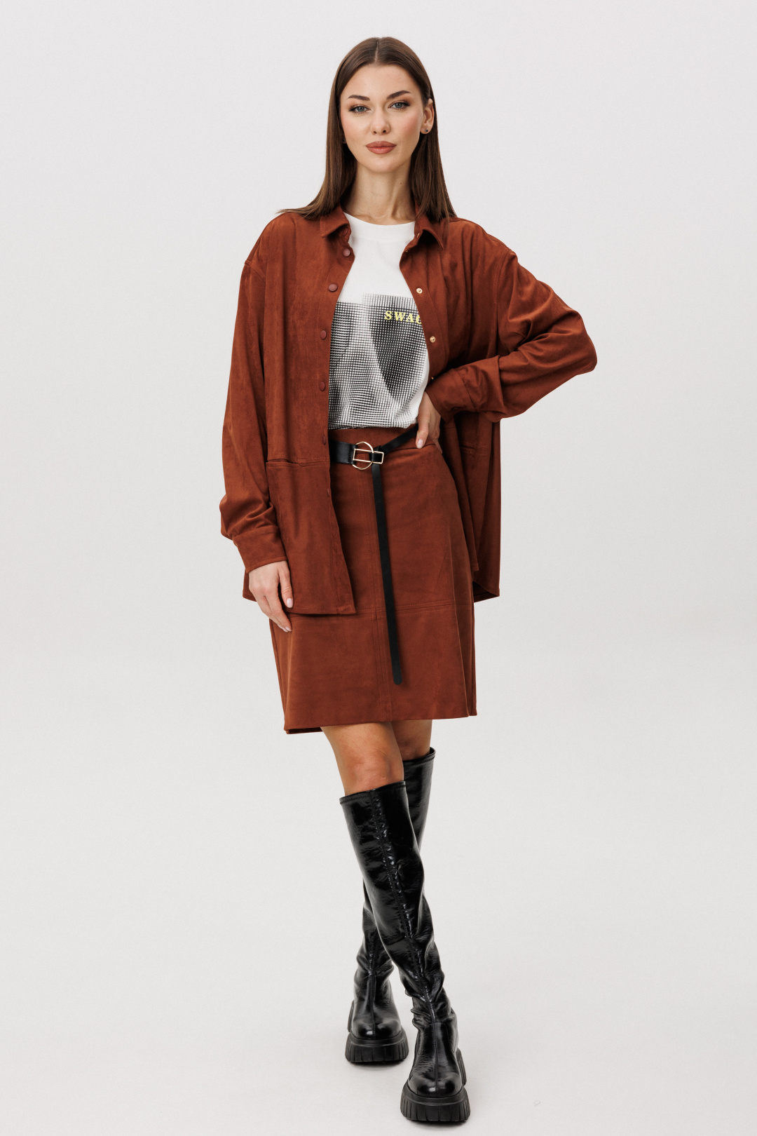 Костюм Фантазия Мод 5201 медно-рыжий - фото 1