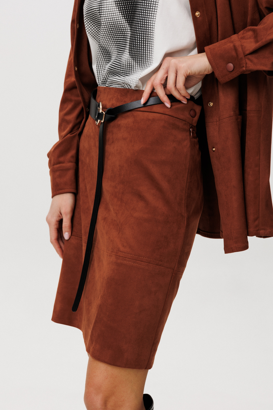 Костюм Фантазия Мод 5201 медно-рыжий - фото 4