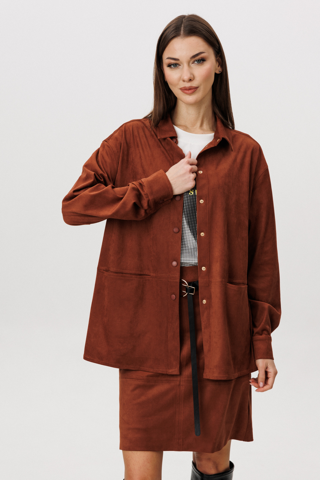 Костюм Фантазия Мод 5201 медно-рыжий - фото 5