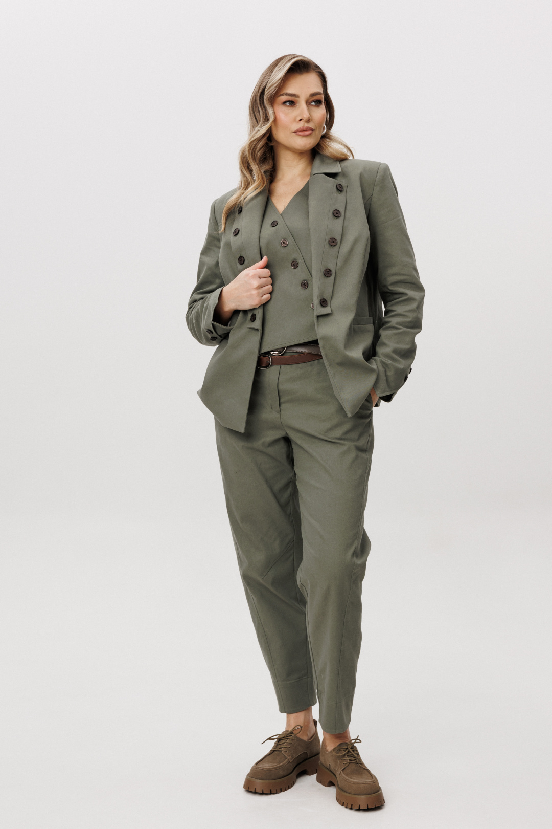 Костюм Фантазия Мод 5335 хаки - фото 1