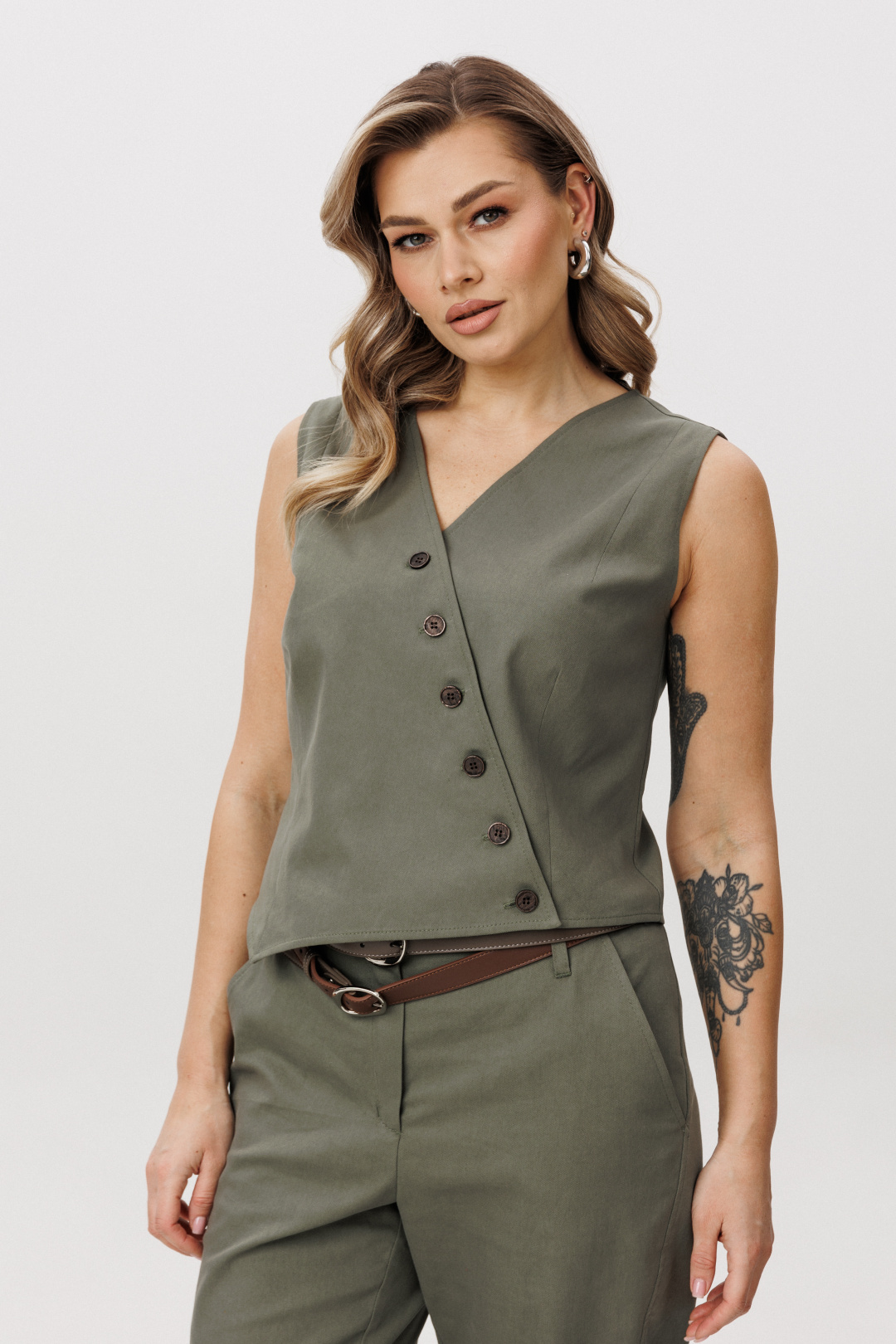 Костюм Фантазия Мод 5335 хаки - фото 6