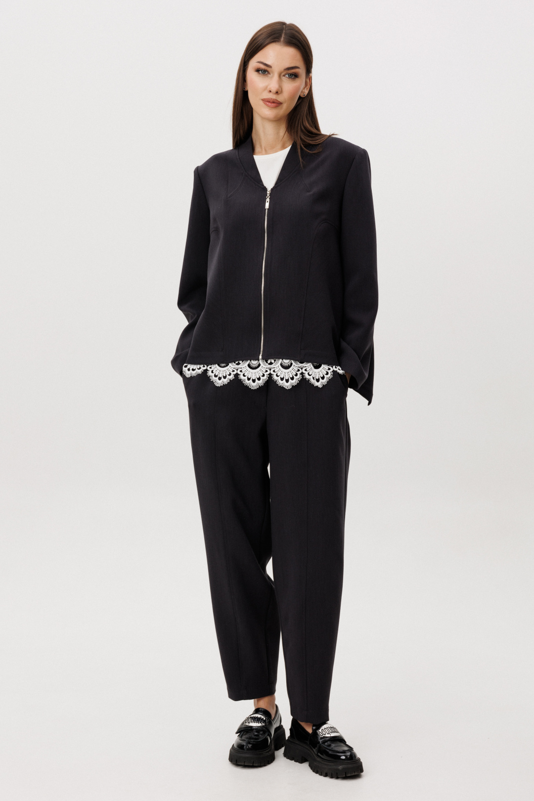 Костюм Фантазия Мод 5366 темный графит - фото 2