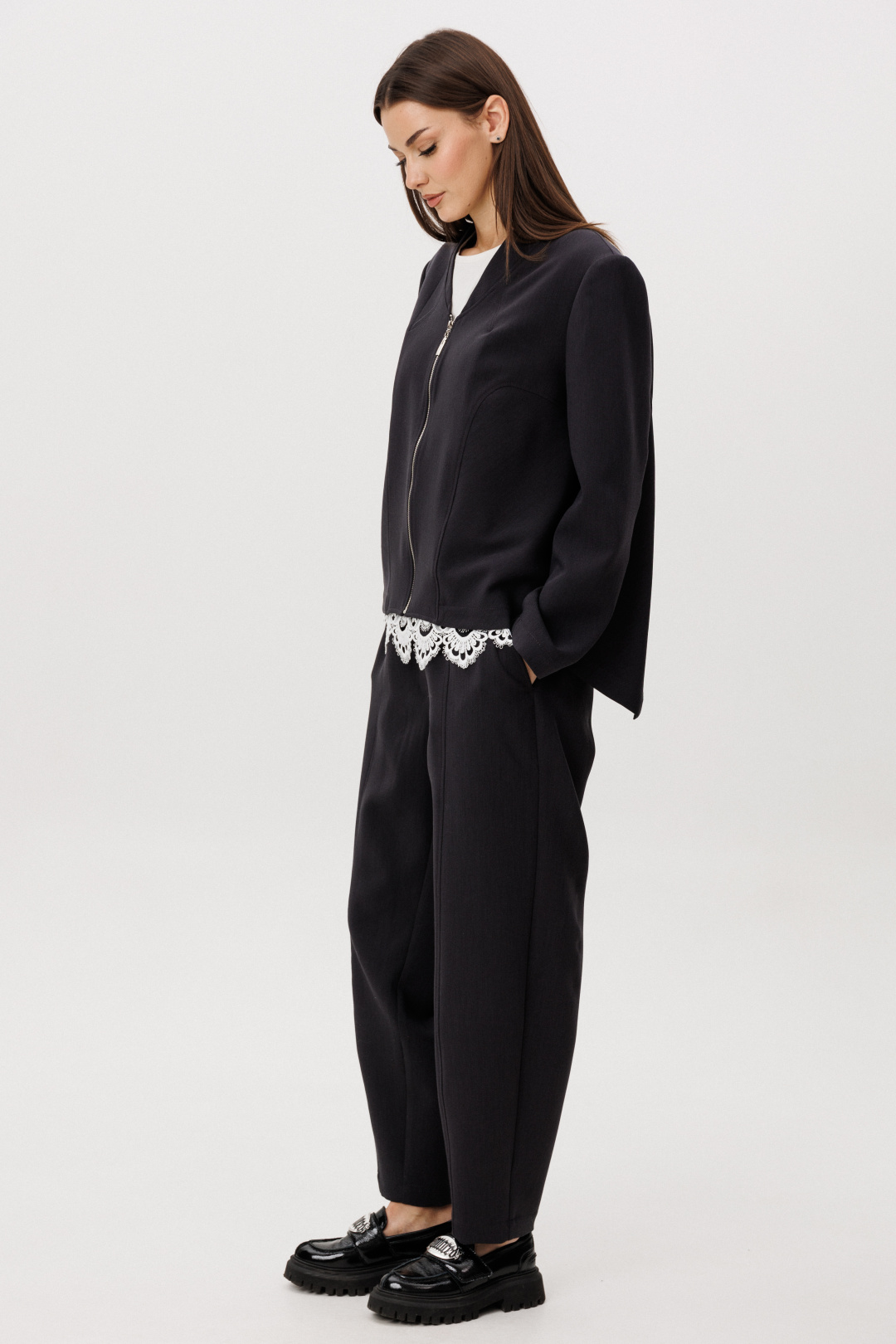 Костюм Фантазия Мод 5366 темный графит - фото 3