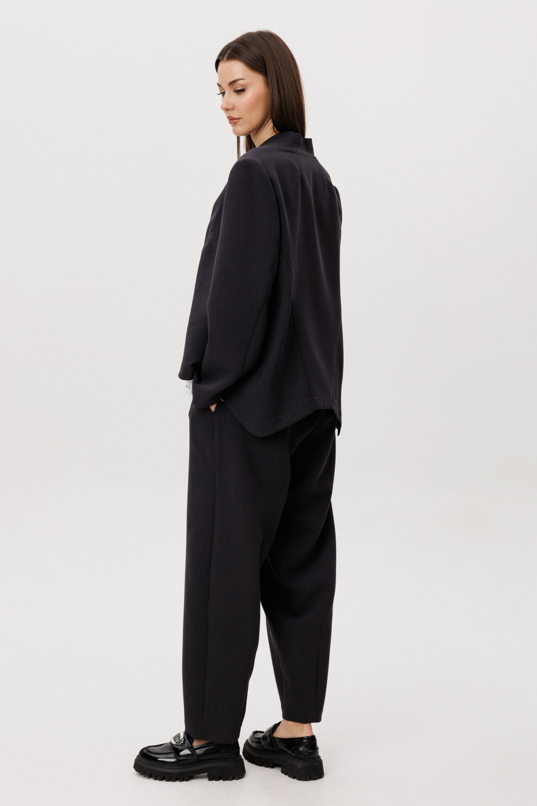 Костюм Фантазия Мод 5366 темный графит - фото 5