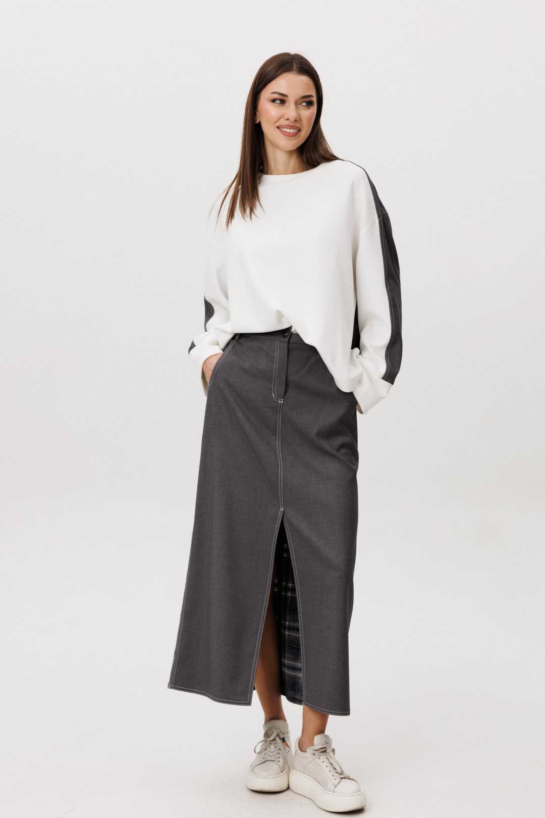 Костюм Фантазия Мод 5377 серый - фото 6