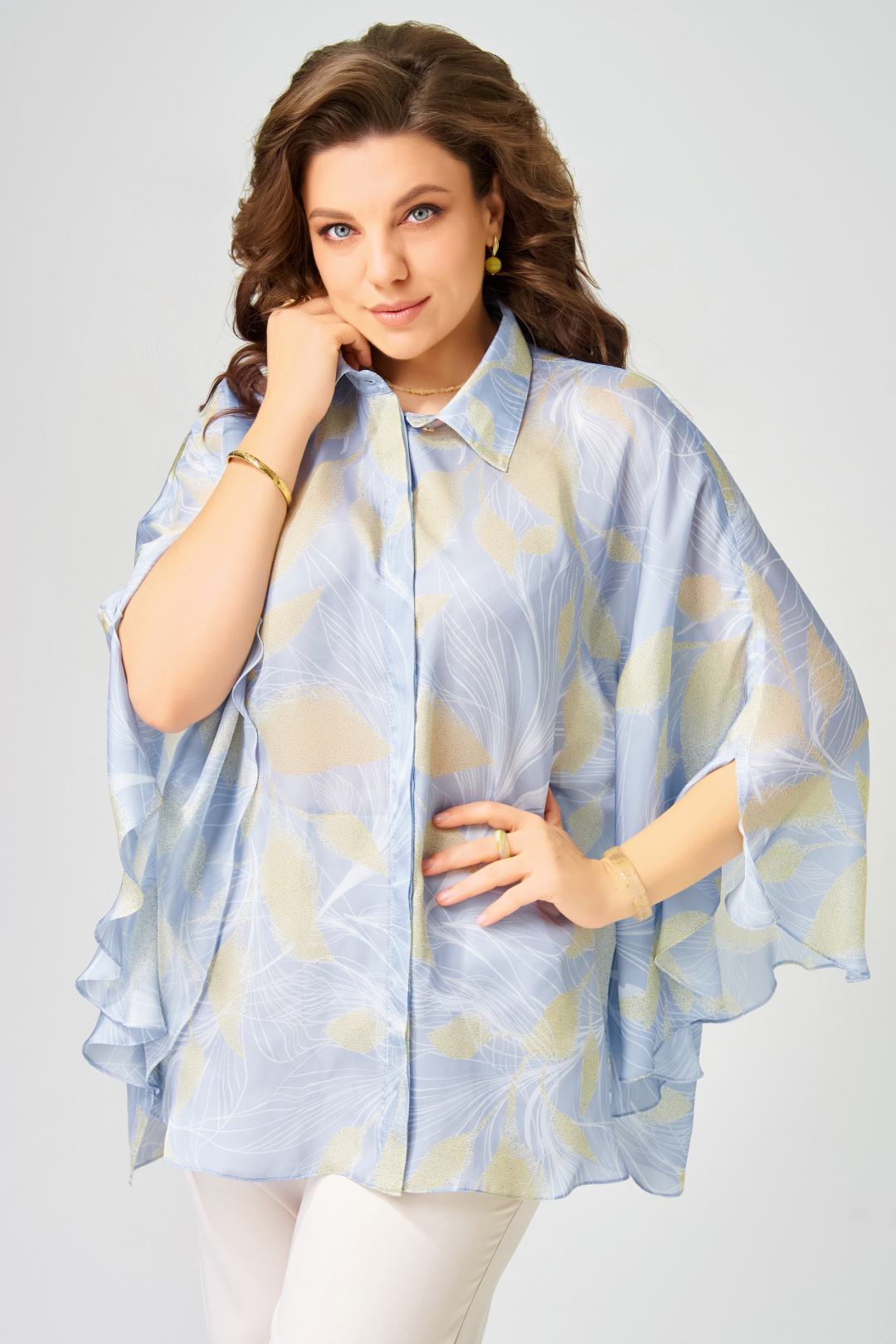 Костюм FITA 14216 бежево-голубой - фото 5