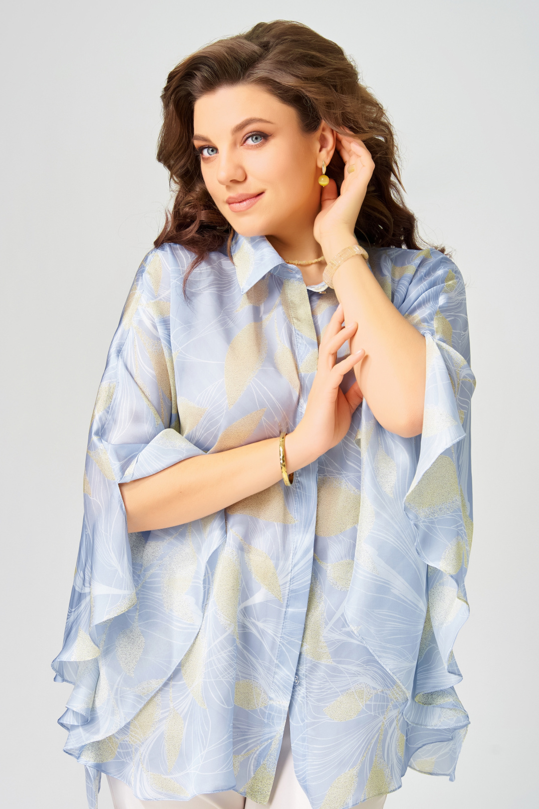 Костюм FITA 14216 бежево-голубой - фото 6