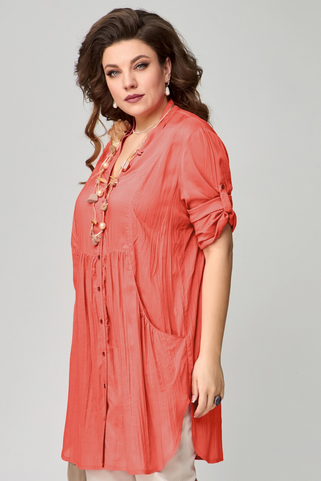 Костюм FITA 1513 оранжевый+ белый - фото 3