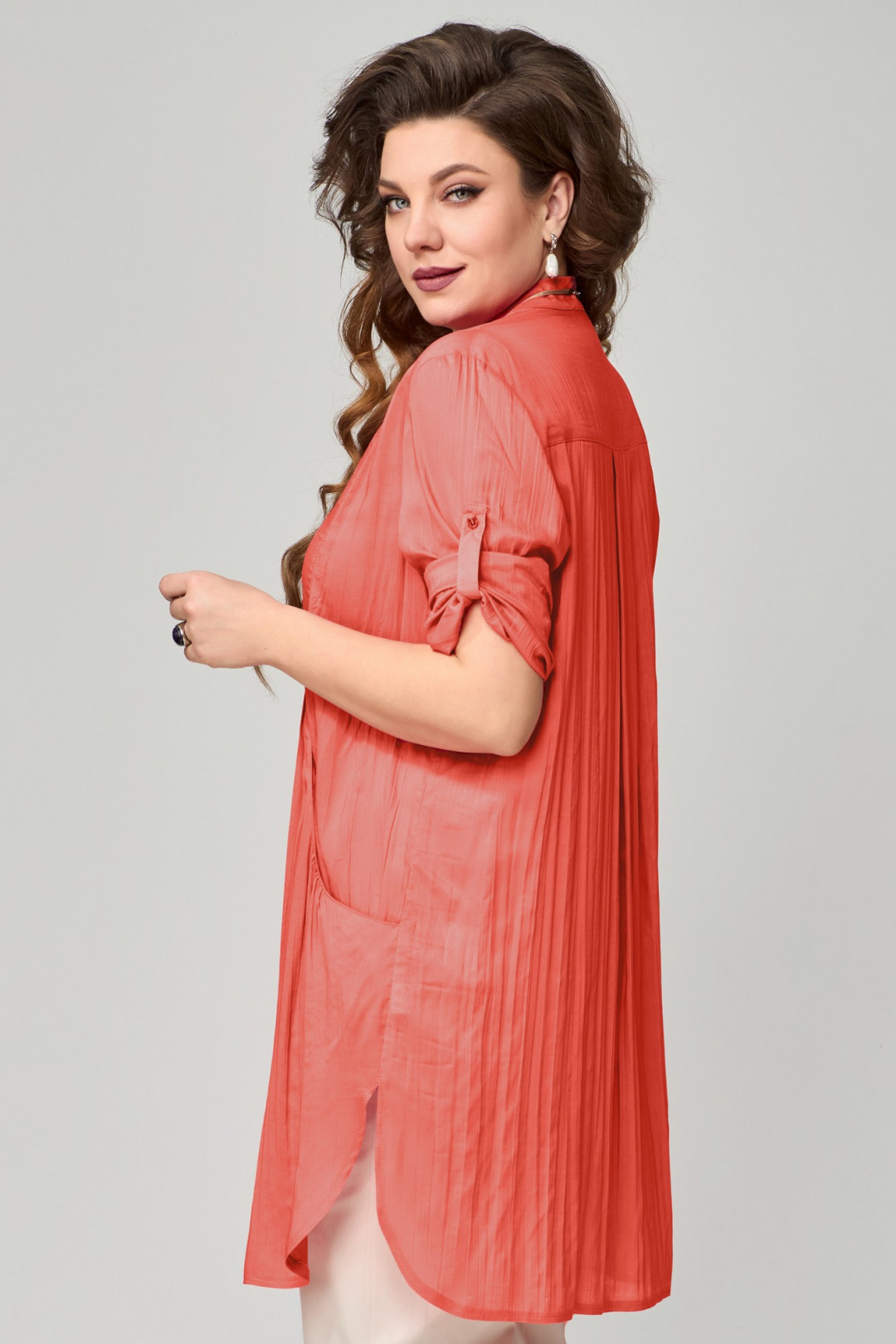 Костюм FITA 1513 оранжевый+ белый - фото 4