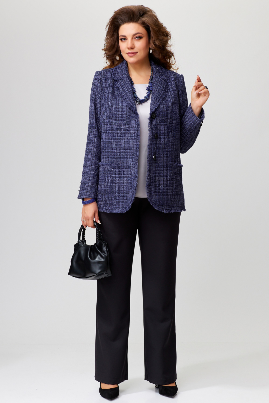 Костюм FITA 1772 черно-баклажановый - фото 1