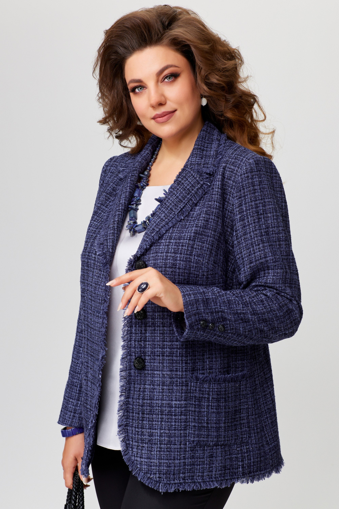 Костюм FITA 1772 черно-баклажановый - фото 4