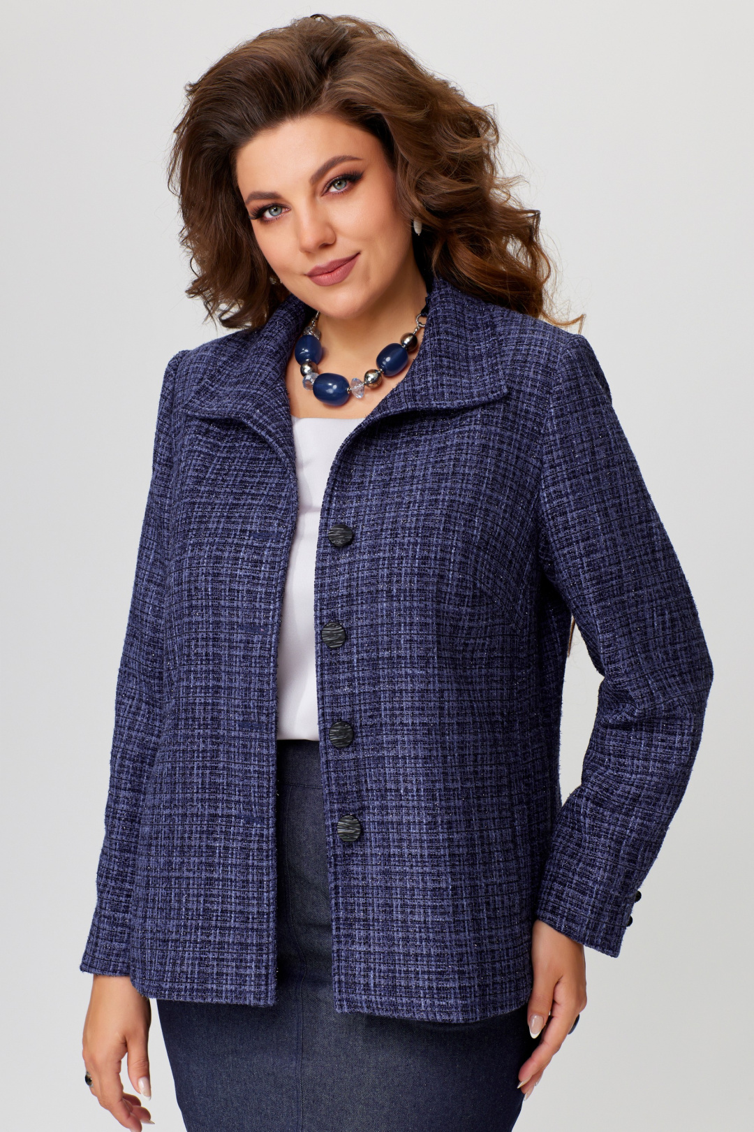 Костюм FITA 1784 сине-баклажановый - фото 4