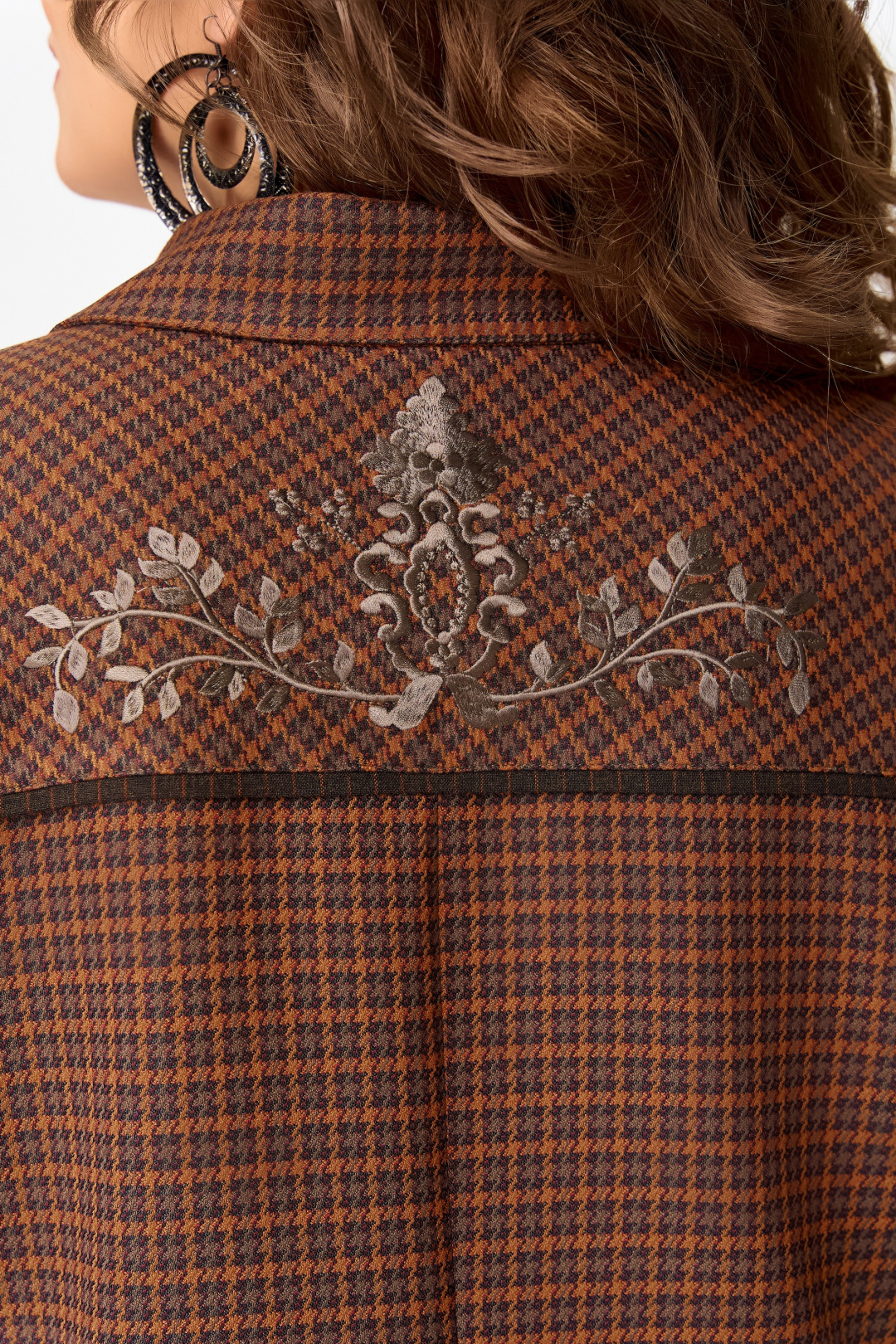 Жакет FITA 20752 терракот + коричневый