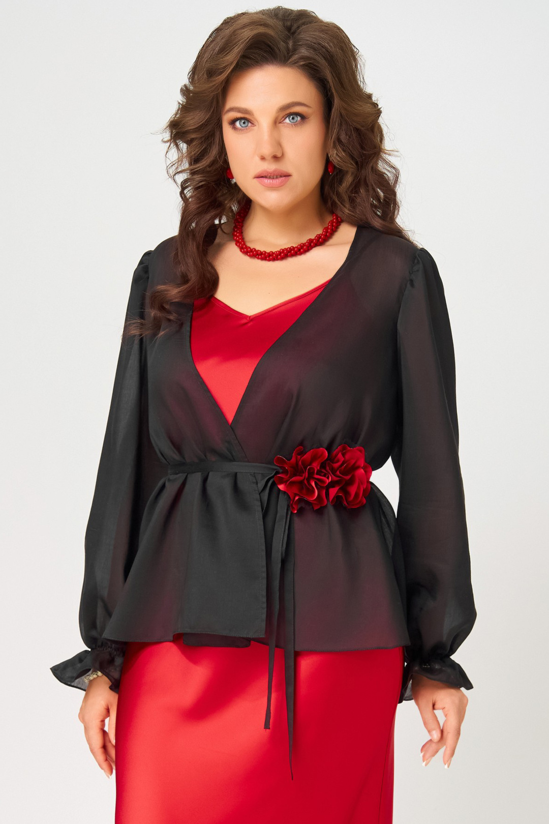 Туника FITA 20761 черный - фото 2