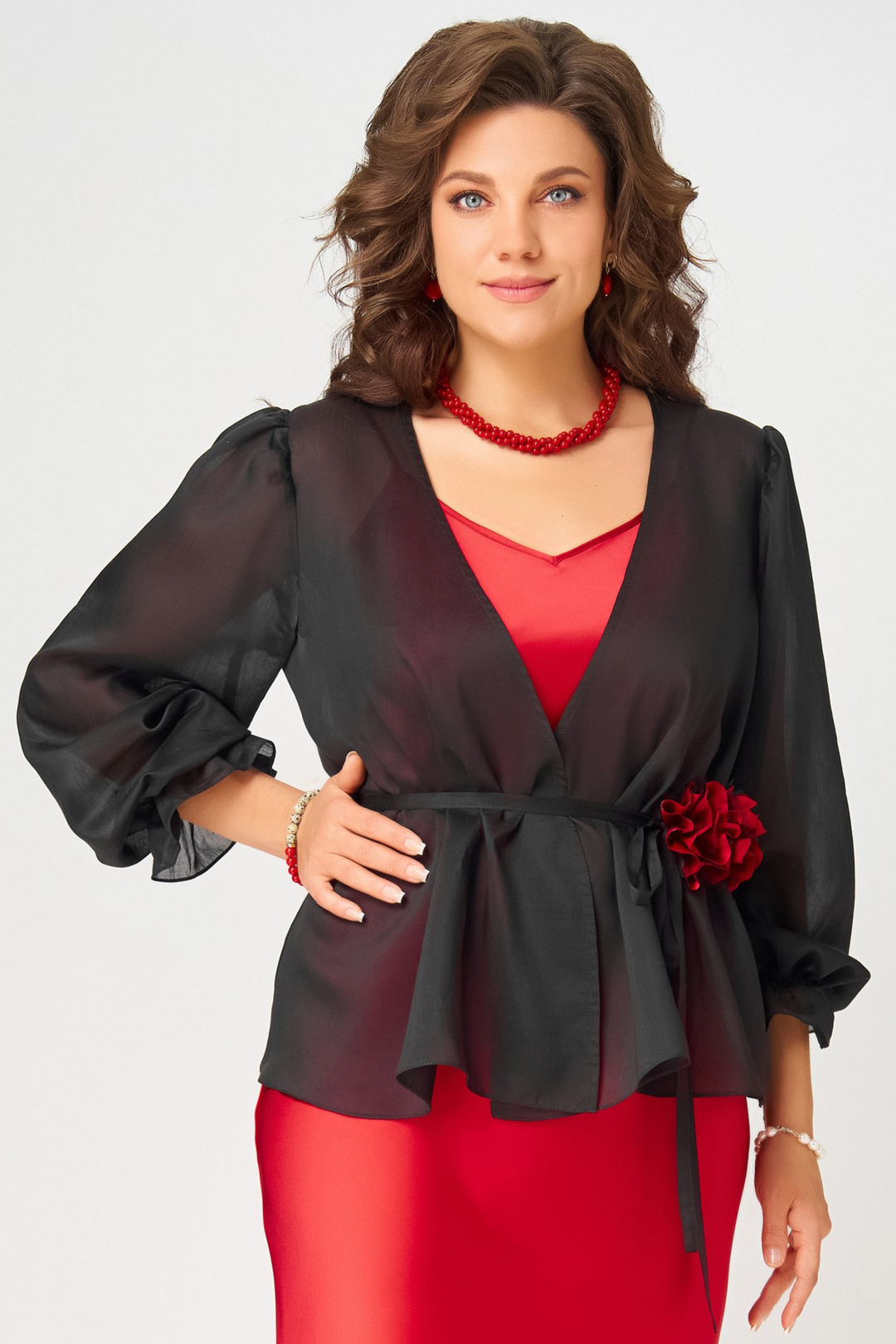 Туника FITA 20761 черный - фото 3