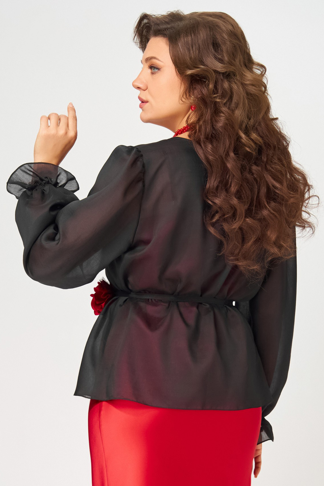 Туника FITA 20761 черный - фото 6