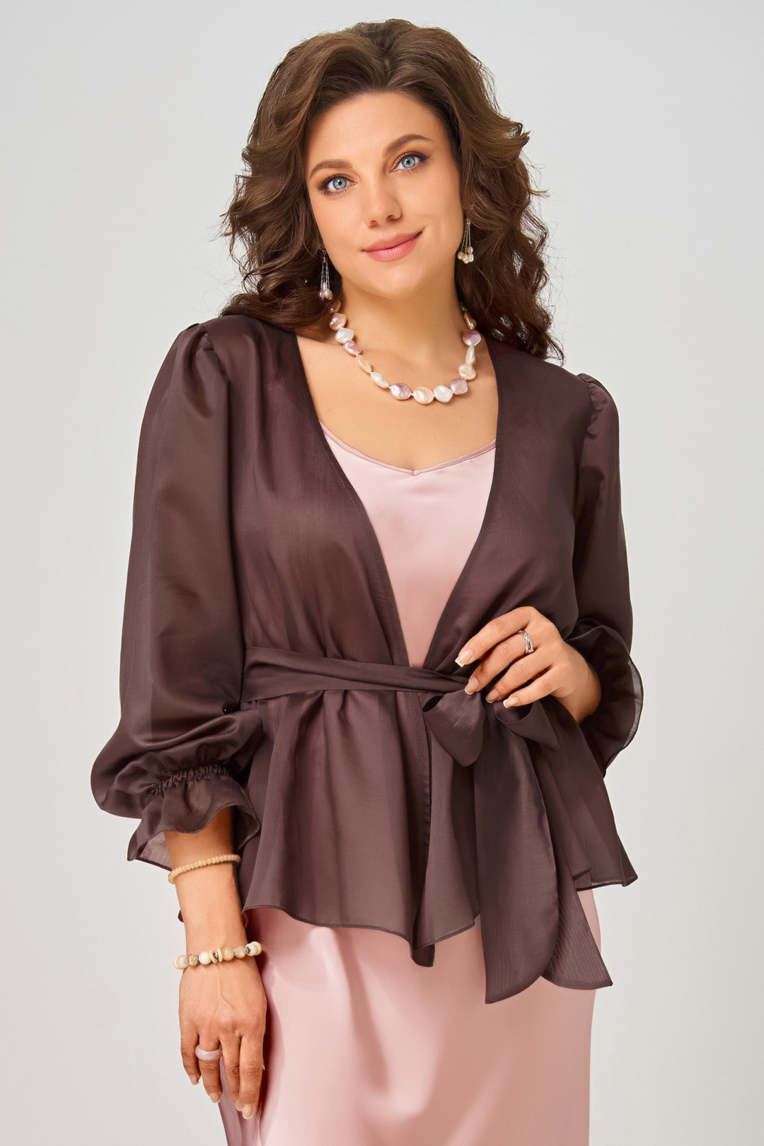 Туника FITA 20762 шоколад - фото 3