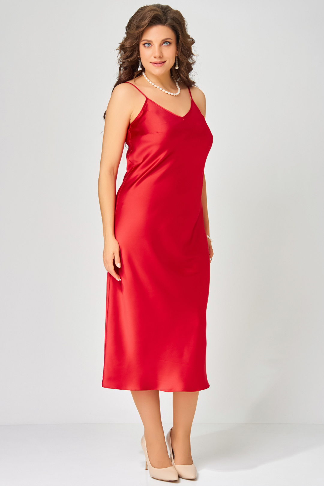 Платье FITA 20771 красный - фото 2