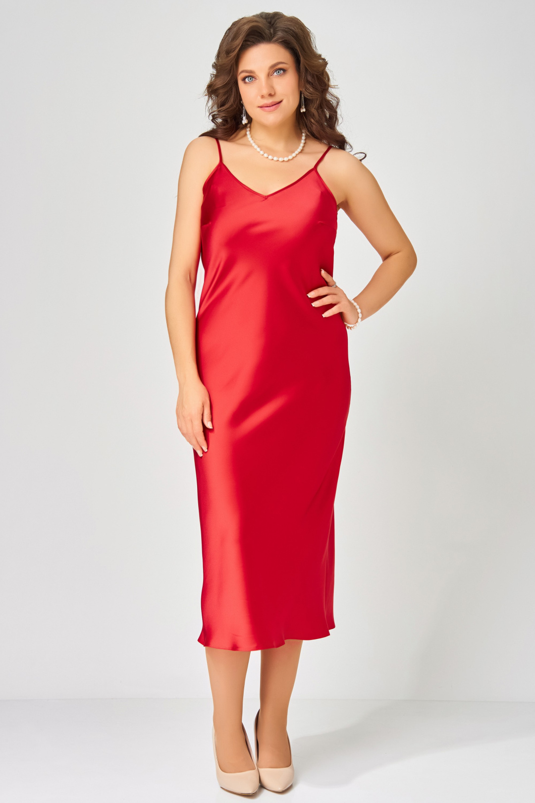 Платье FITA 20771 красный - фото 3