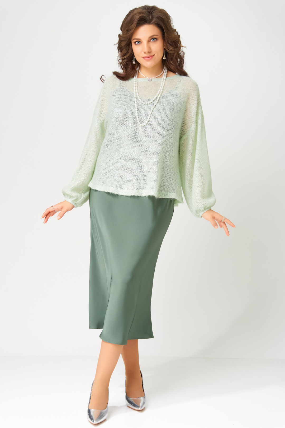 Костюм FITA 3221 нефрит + мята - фото 4