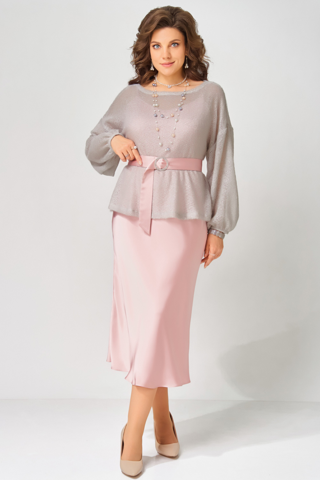 Костюм FITA 3223 розово-дымчатый - фото 2