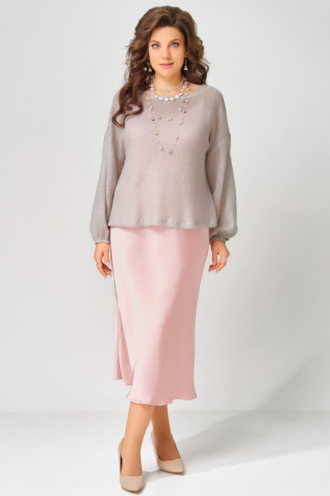 Костюм FITA 3223 розово-дымчатый - фото 4