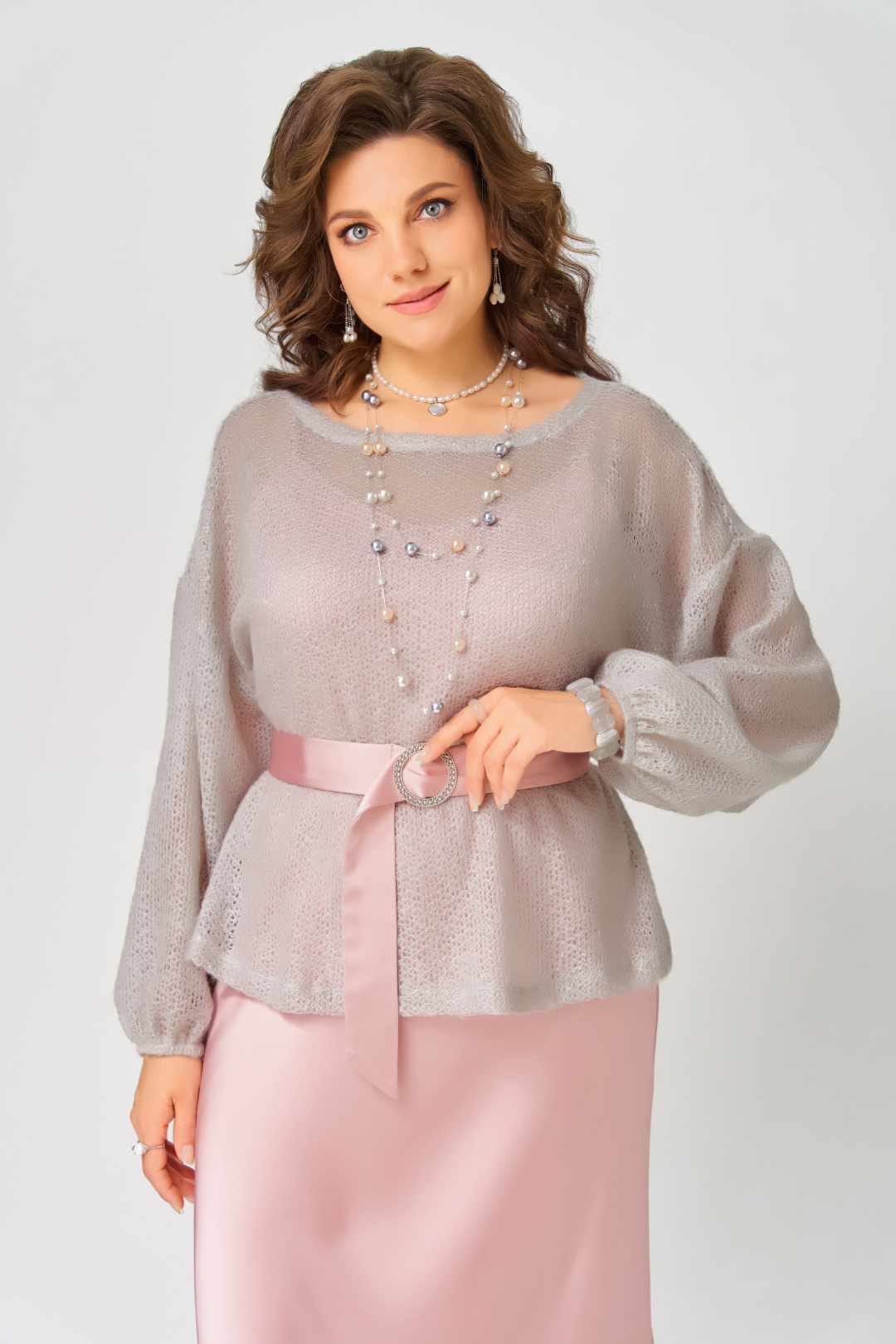 Костюм FITA 3223 розово-дымчатый - фото 5
