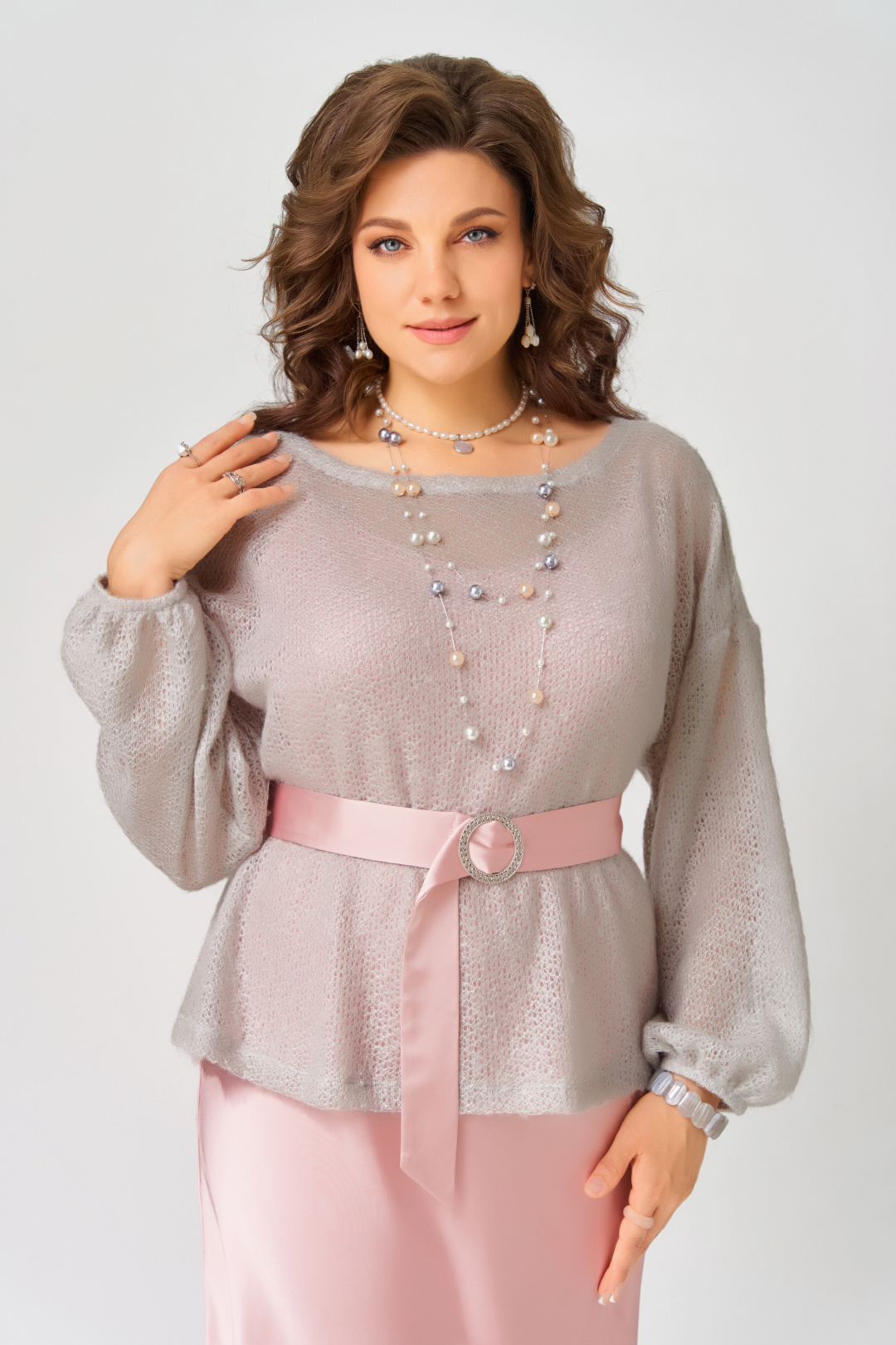 Костюм FITA 3223 розово-дымчатый - фото 6