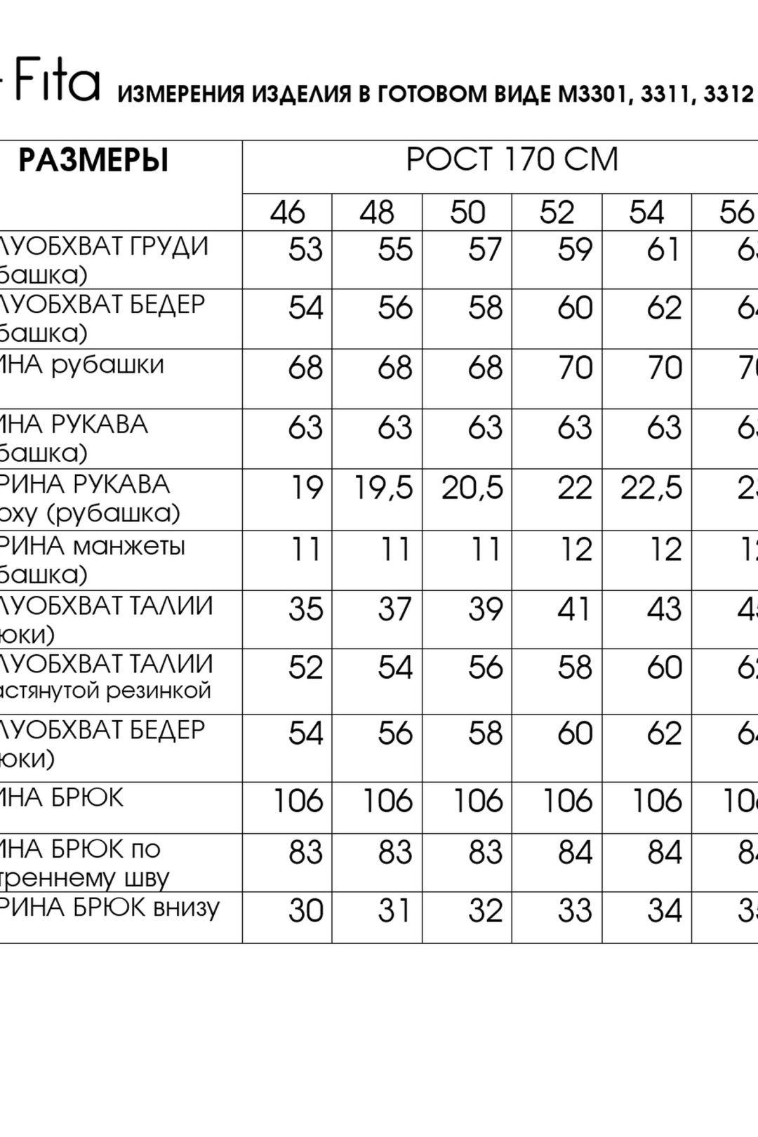 Костюм FITA 3301 деним