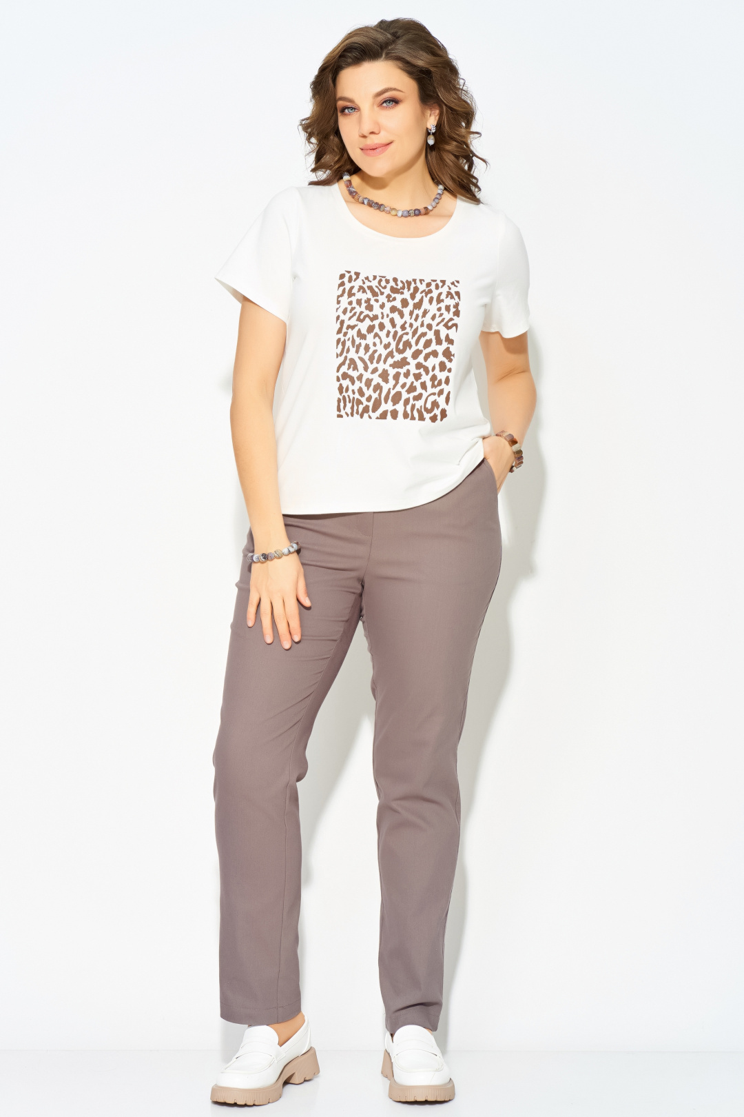 Костюм FITA 40111 шоколадный - фото 6