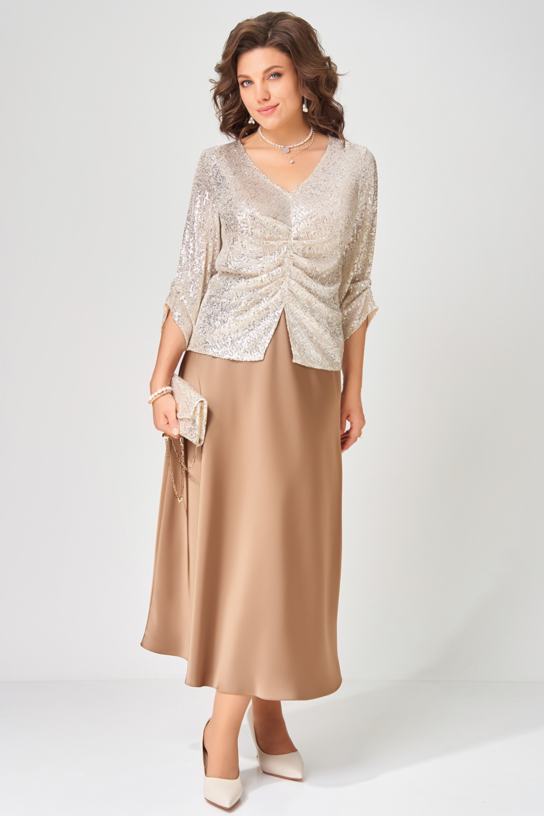 Костюм FITA 4151 золотисто-бежевый