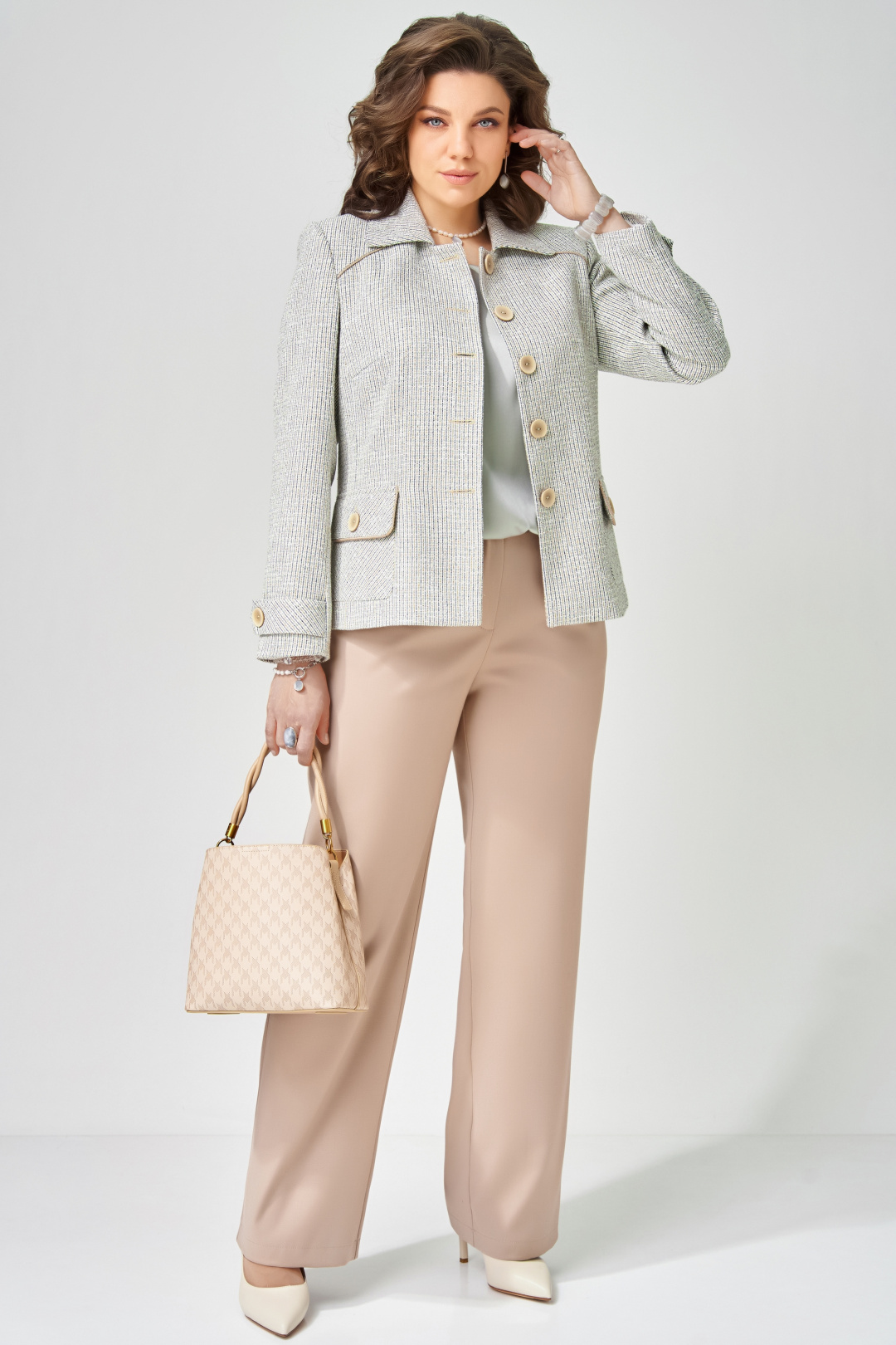 Костюм FITA 4171 миндаль + мята - фото 2