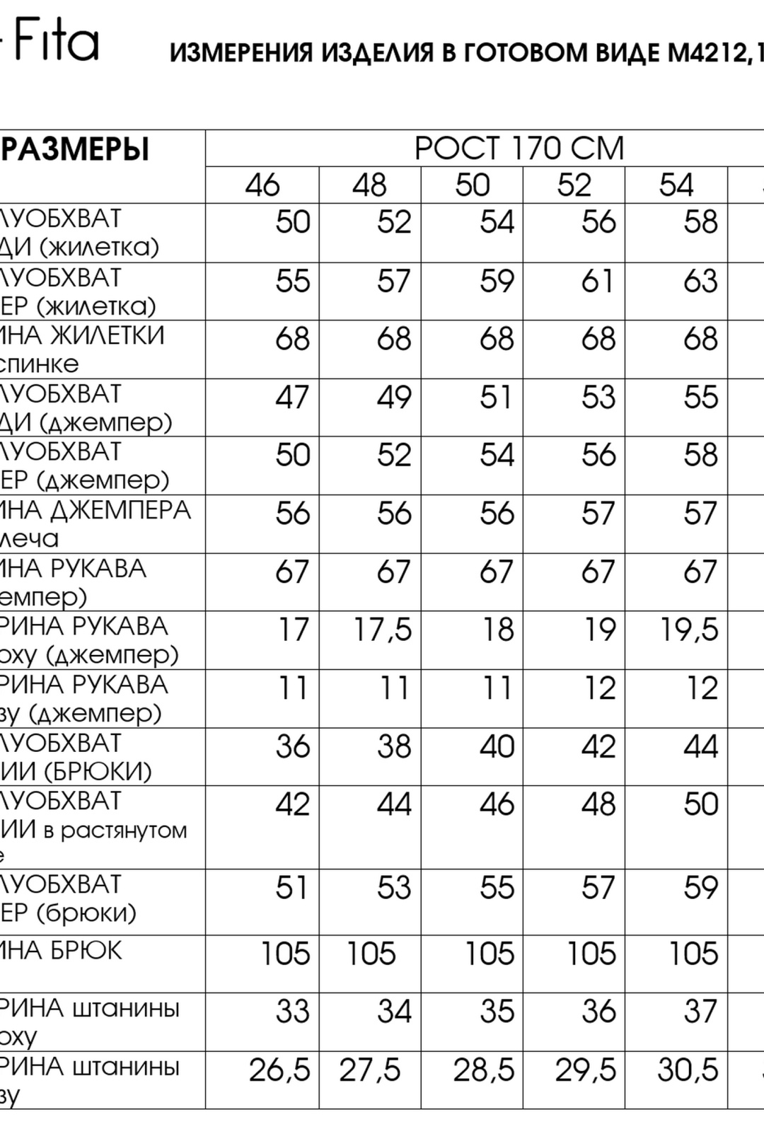 Костюм FITA 421-3 графитово-бежевый