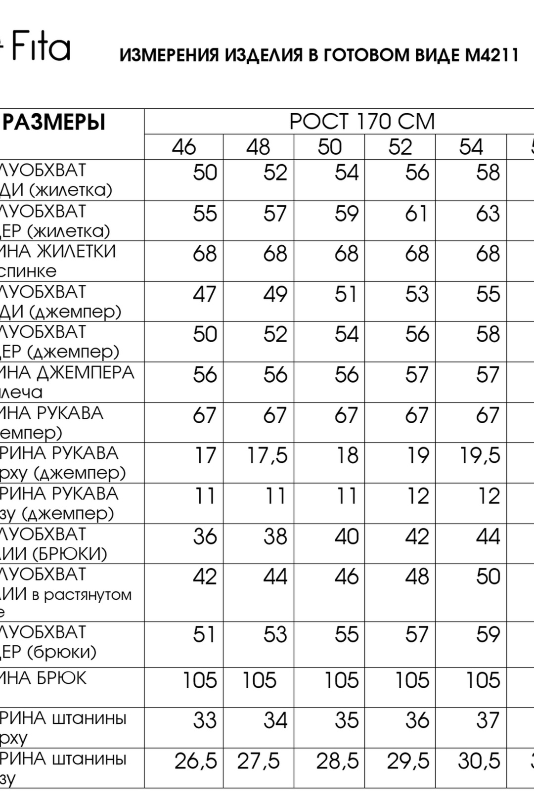 Костюм FITA 4211 мятный