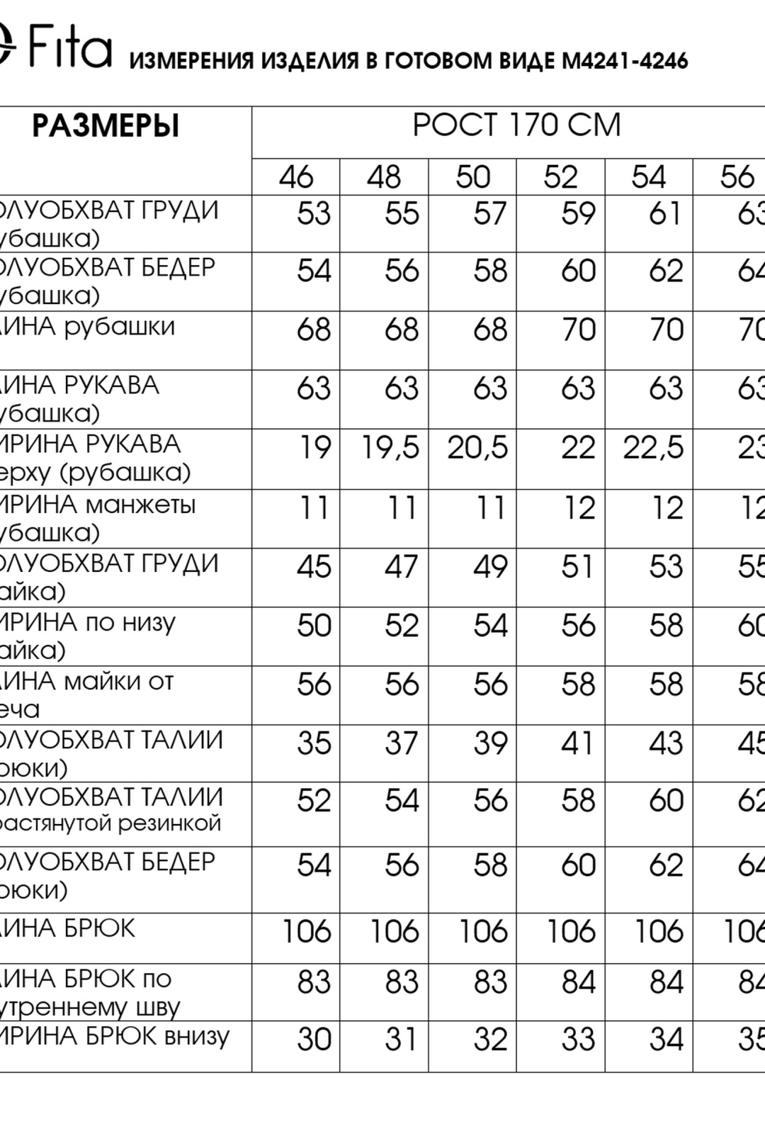 Костюм FITA 4244 небесно-голубой + молочны