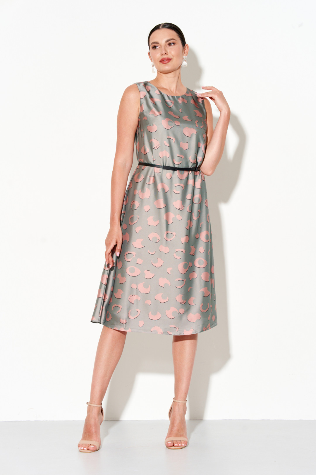 Платье Foxy Fox 1474 серо-розовый - фото 5