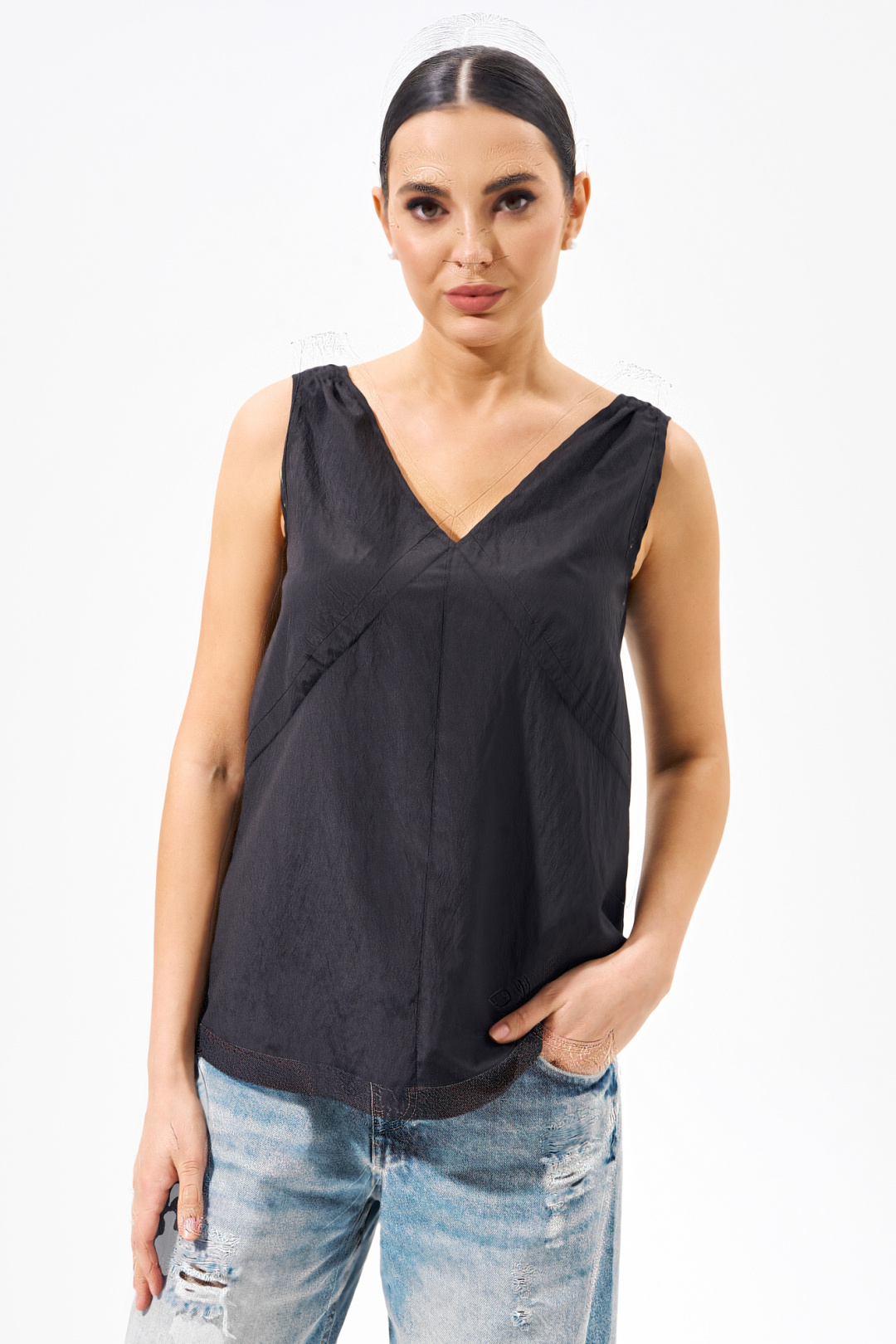 Топ Foxy Fox 1585 черный - фото 1