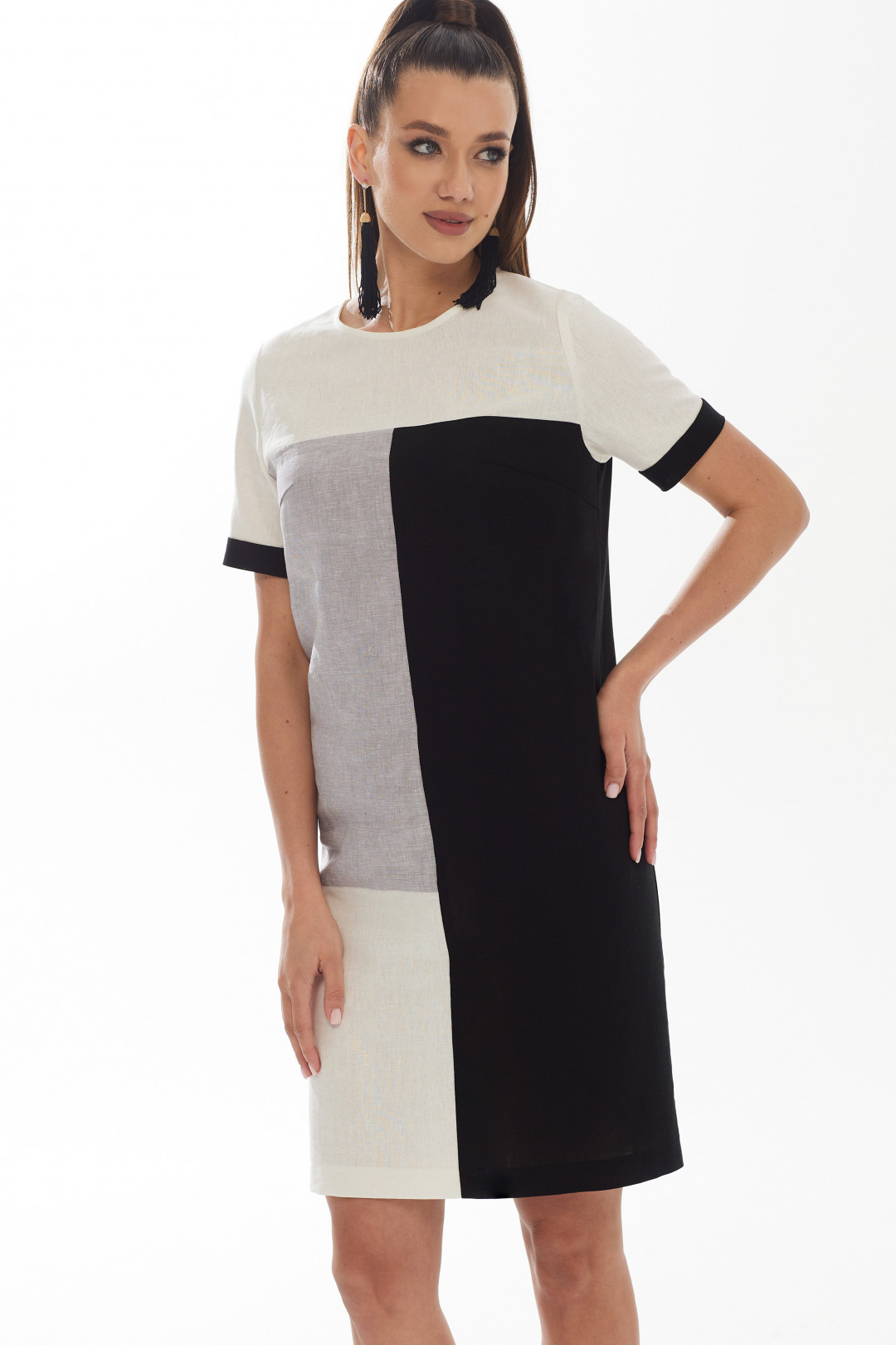 Платье Галеан Cтиль 892 черный - фото 3