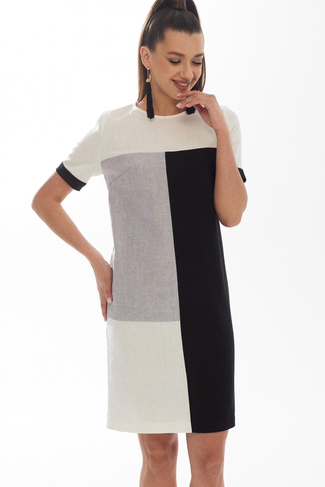 Платье Галеан Cтиль 892 черный - фото 4