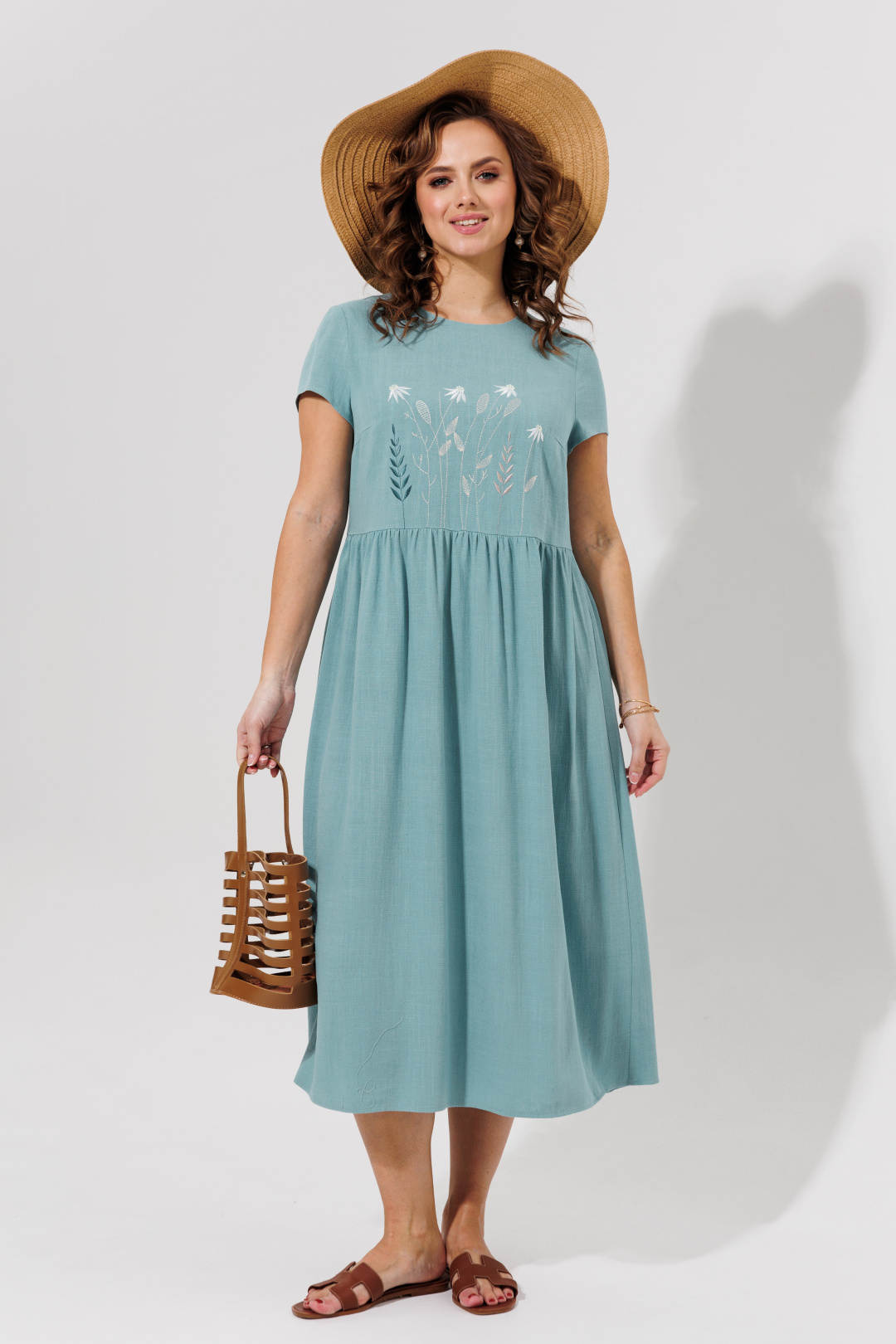 Платье Галеан Cтиль 965 голубой