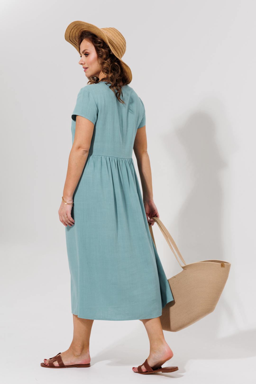 Платье Галеан Cтиль 965 голубой